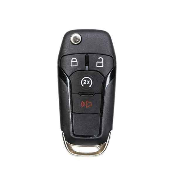 KeylessFactory: 2014 - 2018 Ford Fusion Flip Key Shell 4B Remote Start - for N5F-A08TAA
